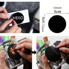 120pcs Erasable Blackboard Stickers Self Adhesive Waterproof Labels