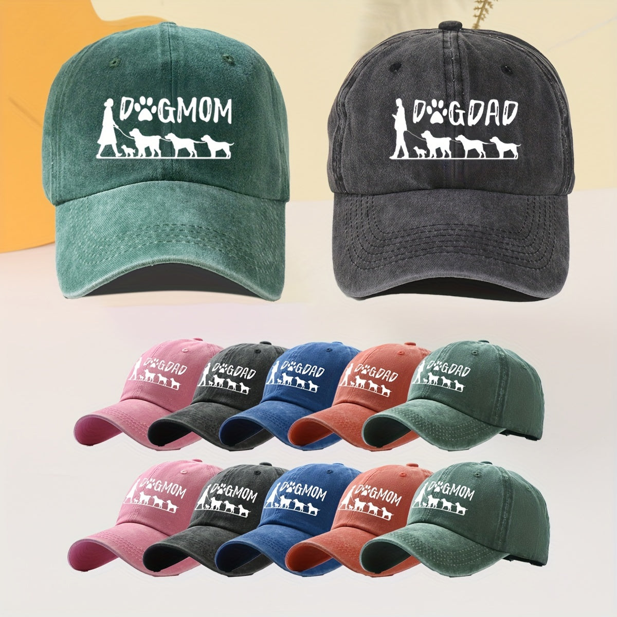 Stylish Unisex Dog Mom Baseball Cap for Outdoors