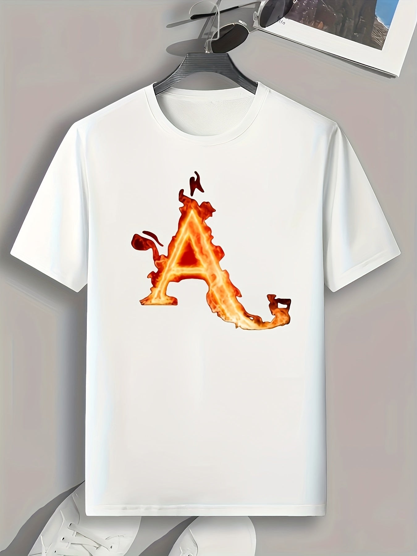 A Print Men's Graphic T shirt Casual Comfy Tees For Summer Mens Clothing