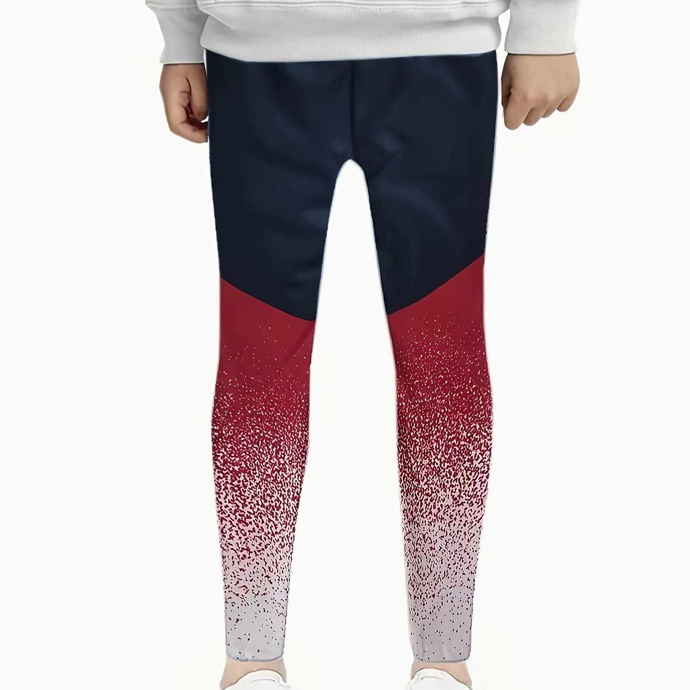 Girls Gradient Leggings Slim Leggings Activewear Sports