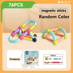 Kids Magnetic Building Blocks Toy Set - Creative Game for Boys and Girls
