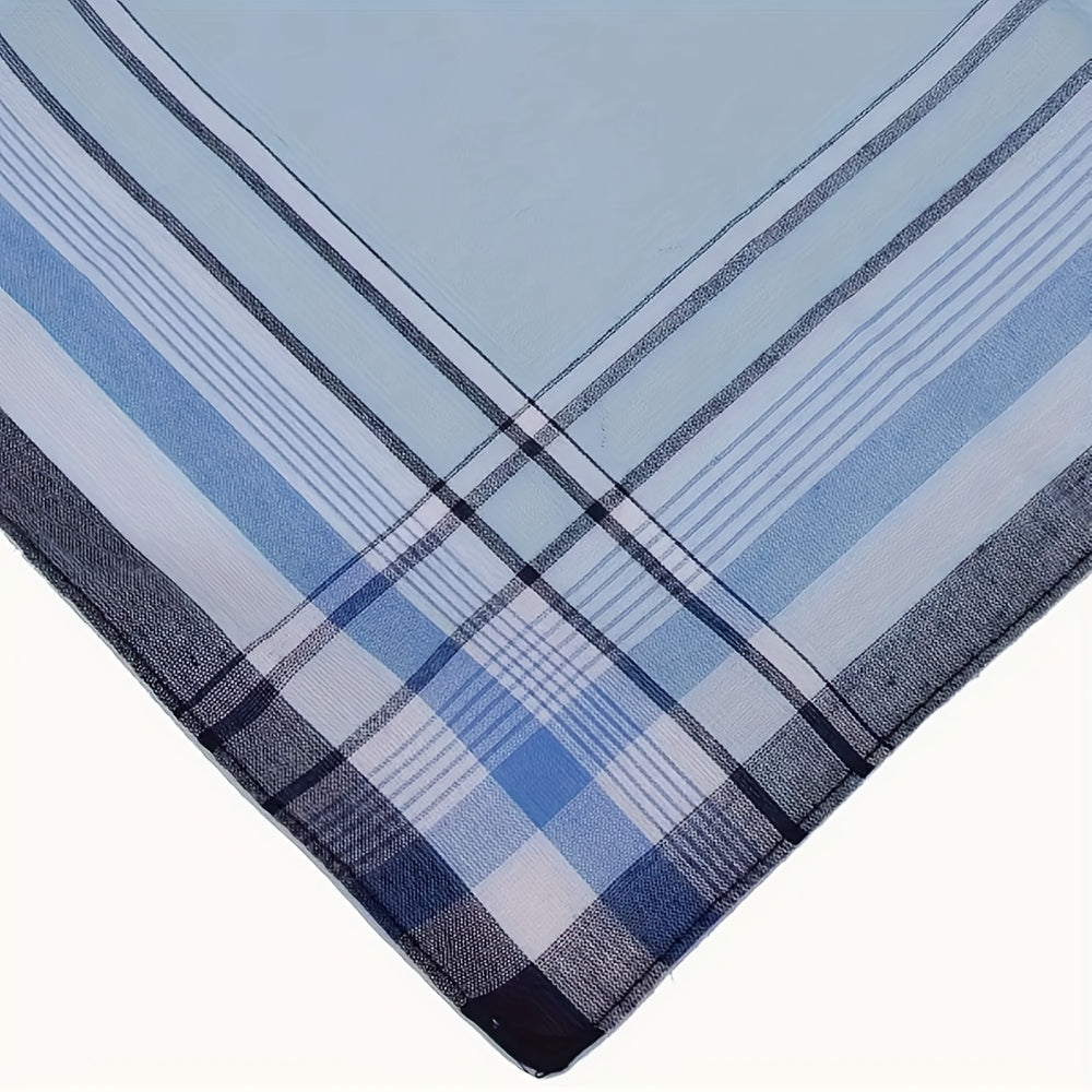 12pcs Pocket Square Hankies Lightweight Beige and Gray