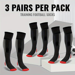 Men's Knee High Soccer Socks Compression Anti-slip Sports Socks