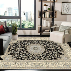 Persian Boho Area Rug Soft Large Machine Washable Non Slip Backing