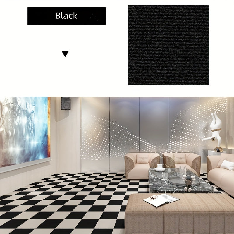 20pcs Non-slip Self-Adhesive Carpet Tiles for Home Decoration