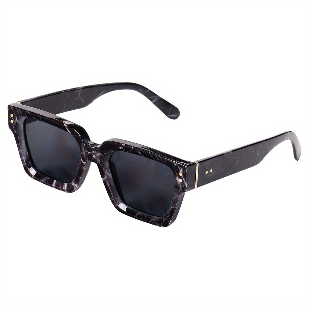 Men's Casual Square Frame PC Sunglasses for Outdoor Party