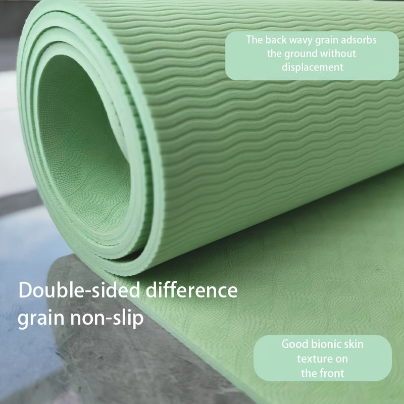 Non-slip Soft Yoga Mat Widen Shock Absorption Fitness Mat 183x61x0.72in
