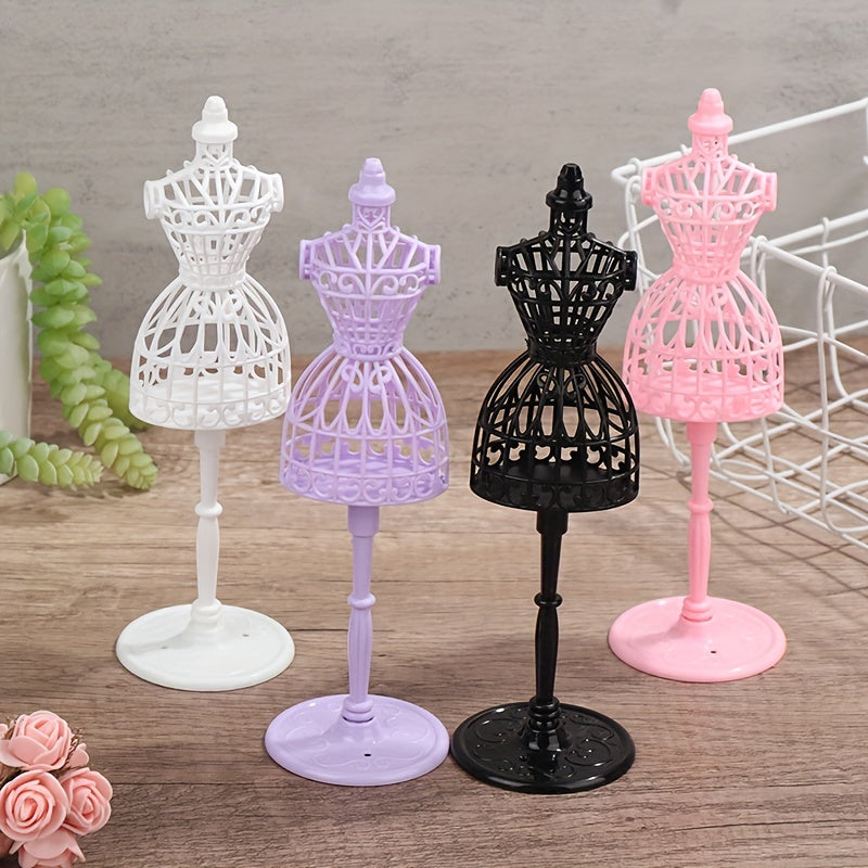 Girls Mannequin Doll Display Holder Dress Clothes Gown Stand Rack Holder