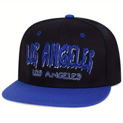 LOS ANGELES Embroidery Snapback Hat Gothic Block Unisex Baseball Cap