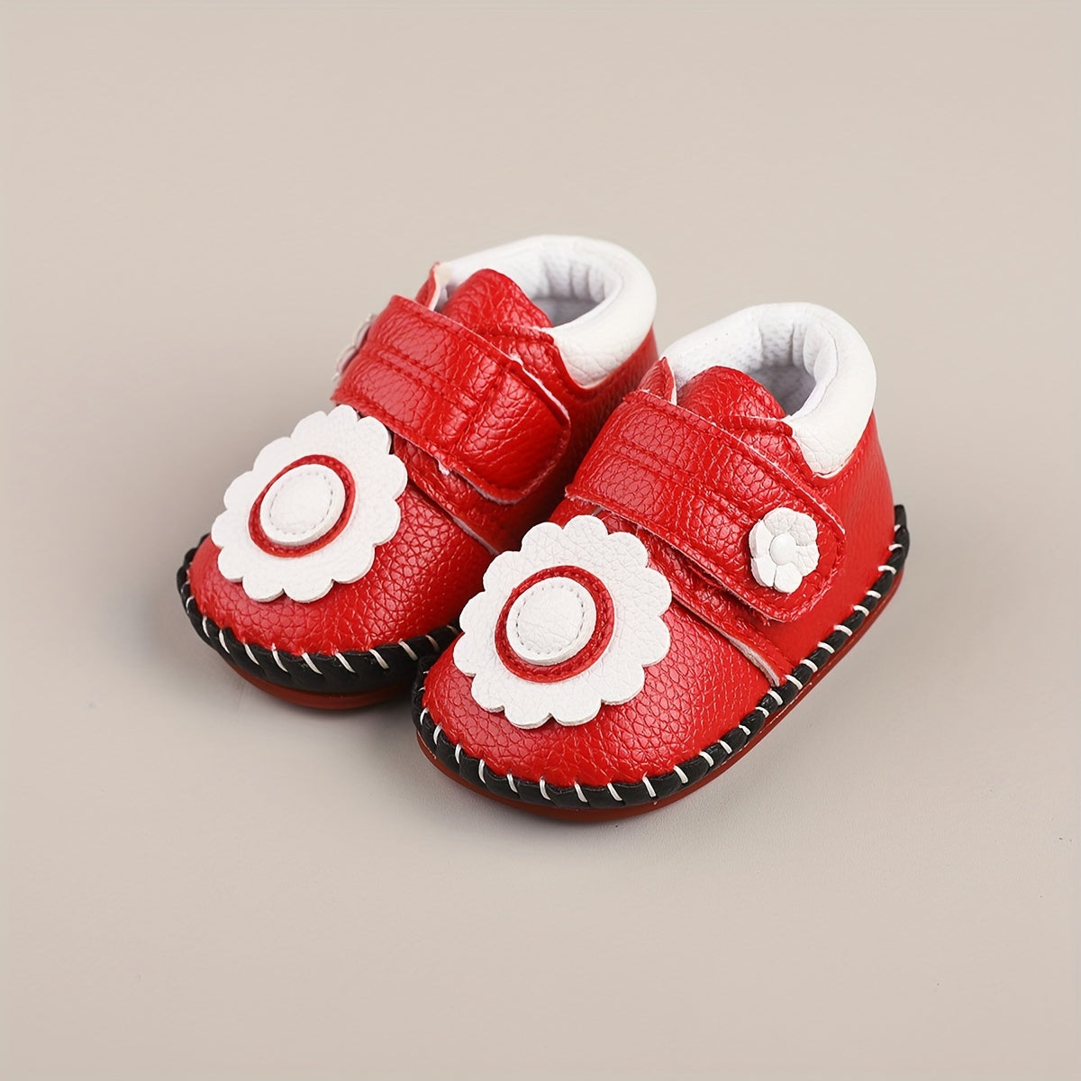 Comfortable Baby Girls Sneakers with Hook and Loop Fastener