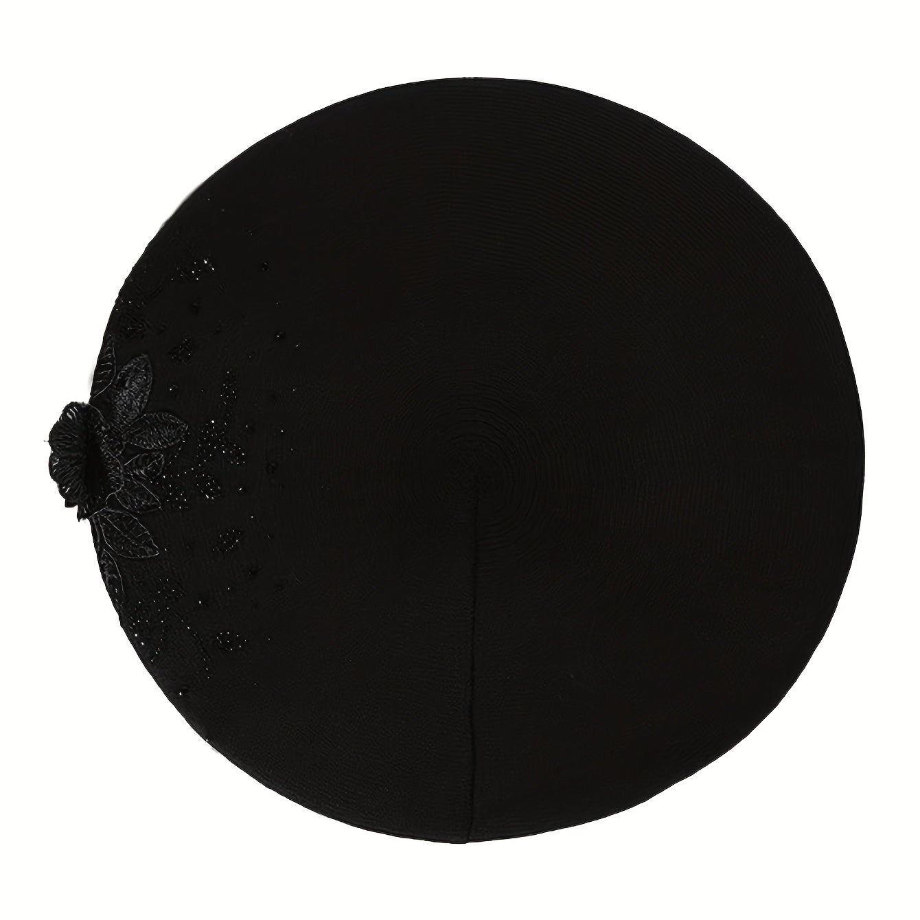 Flower Decor Beret Lightweight Warm Berets Cap Women Gift