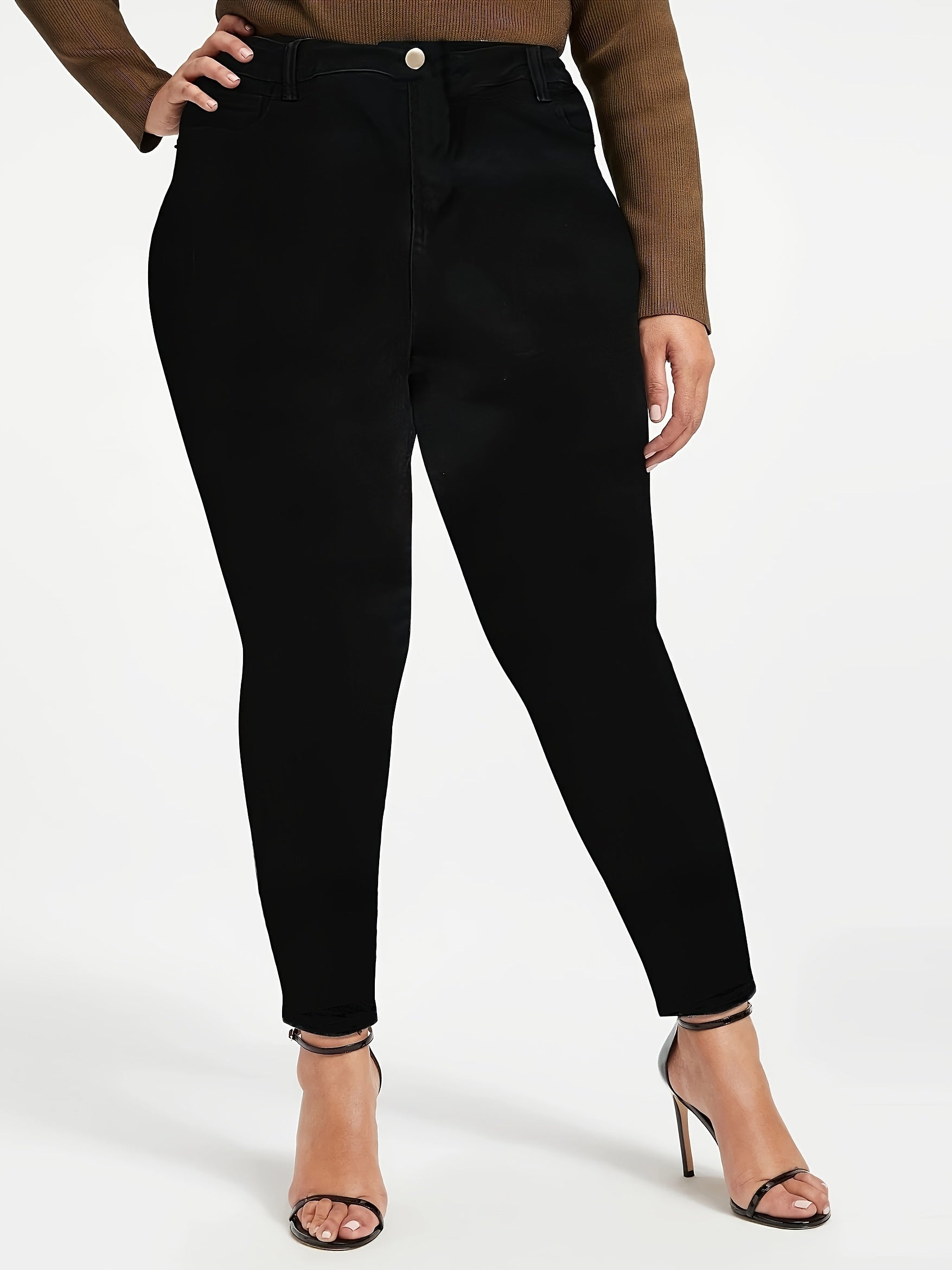 High Rise Stretch Skinny Jeans