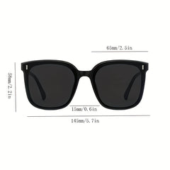 Large Square Frame Sunglasses Anti Glare UV400