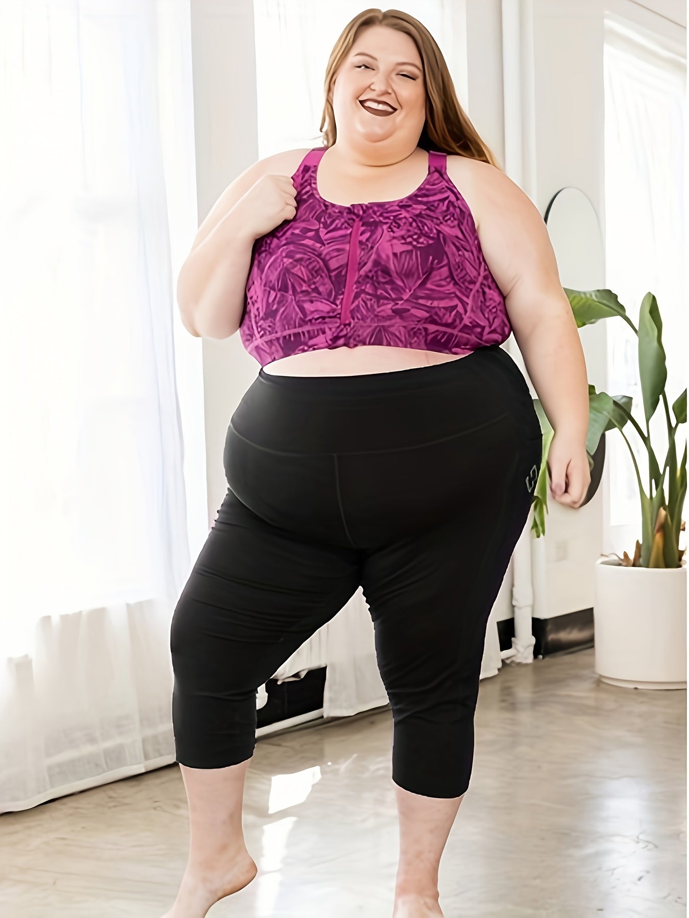 High Waist Leggings with Pockets High Stretch Workout Yoga Leggings