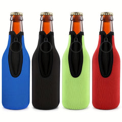 Beer Bottle Insulator Sleeve Keeps Beer Cold & Hands Warm Zip up Jacket