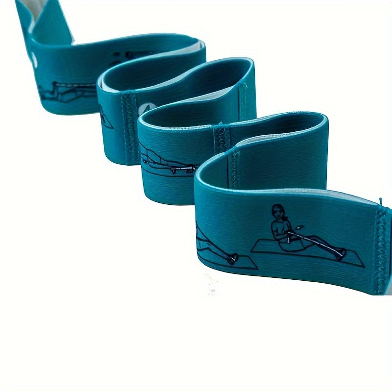 Solid Yoga Stretch Strap Fitness Resistance Belt for Home Exercise