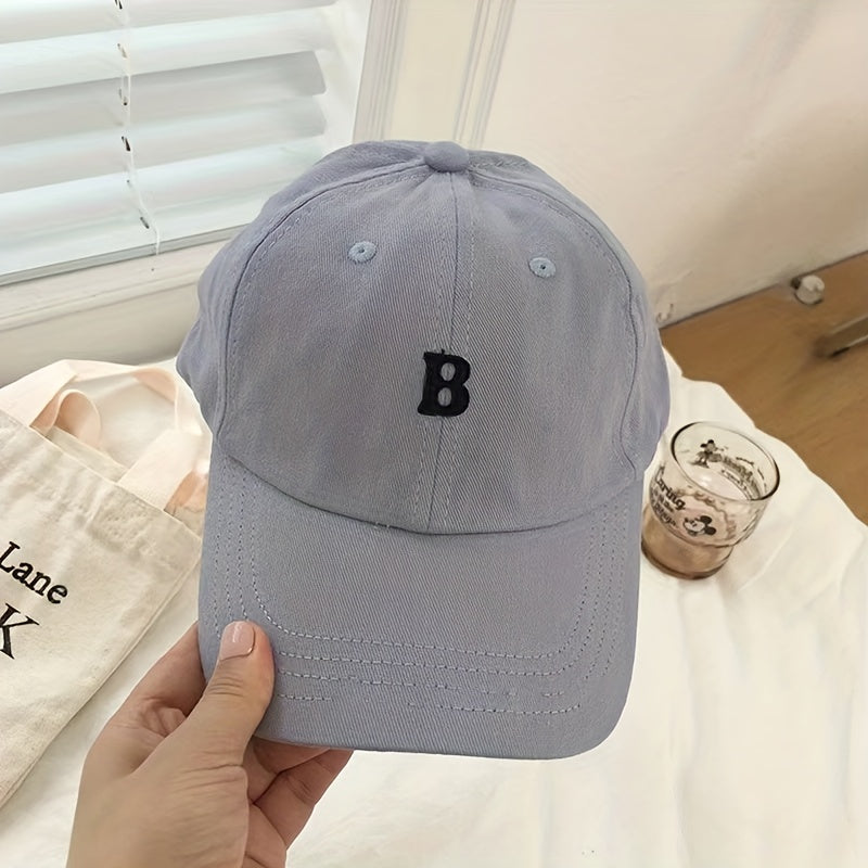 Hipster Letter Baseball Cap Wide Eaves Casual Sun Protection Cap