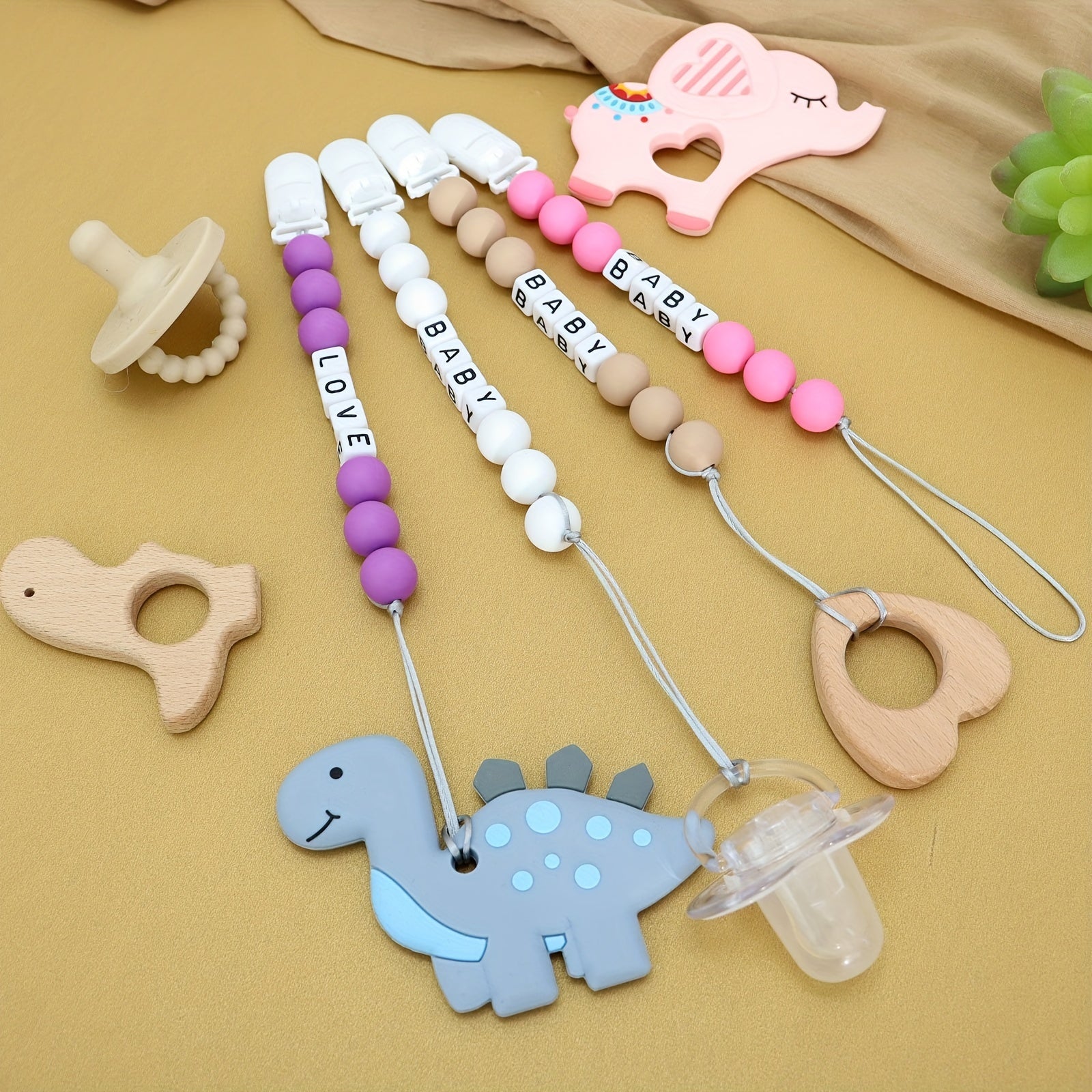 Custom Pacifier Clip for Baby Personalized Baby Accessory
