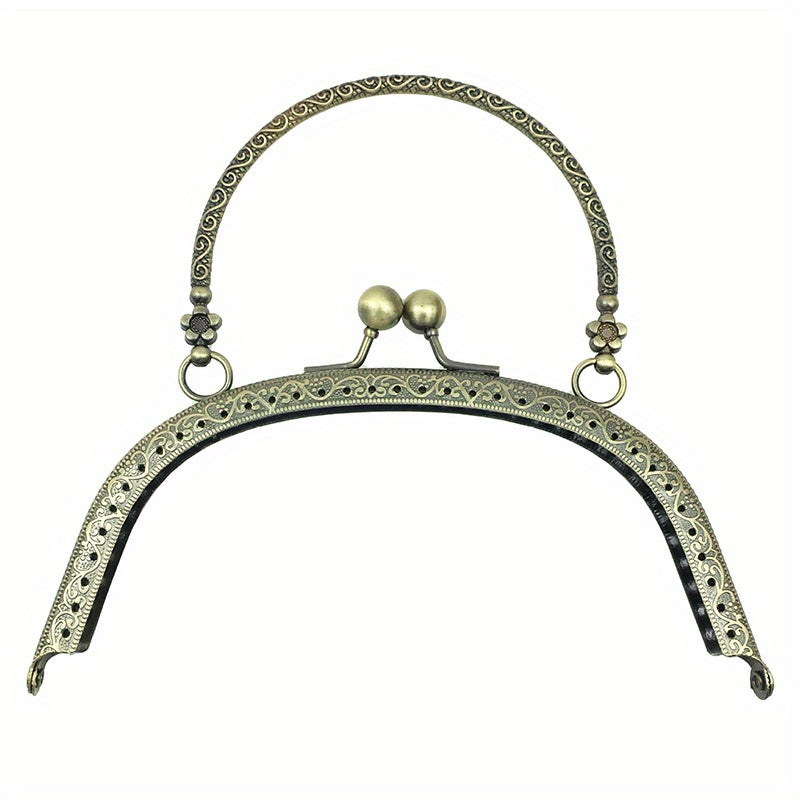Metal Handheld Frame Coin Bag Kiss Clasp Purse Frame 16 6 5 Inch