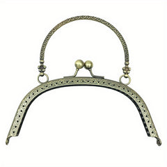 Metal Handheld Frame Coin Bag Kiss Clasp Purse Frame 16 6 5 Inch
