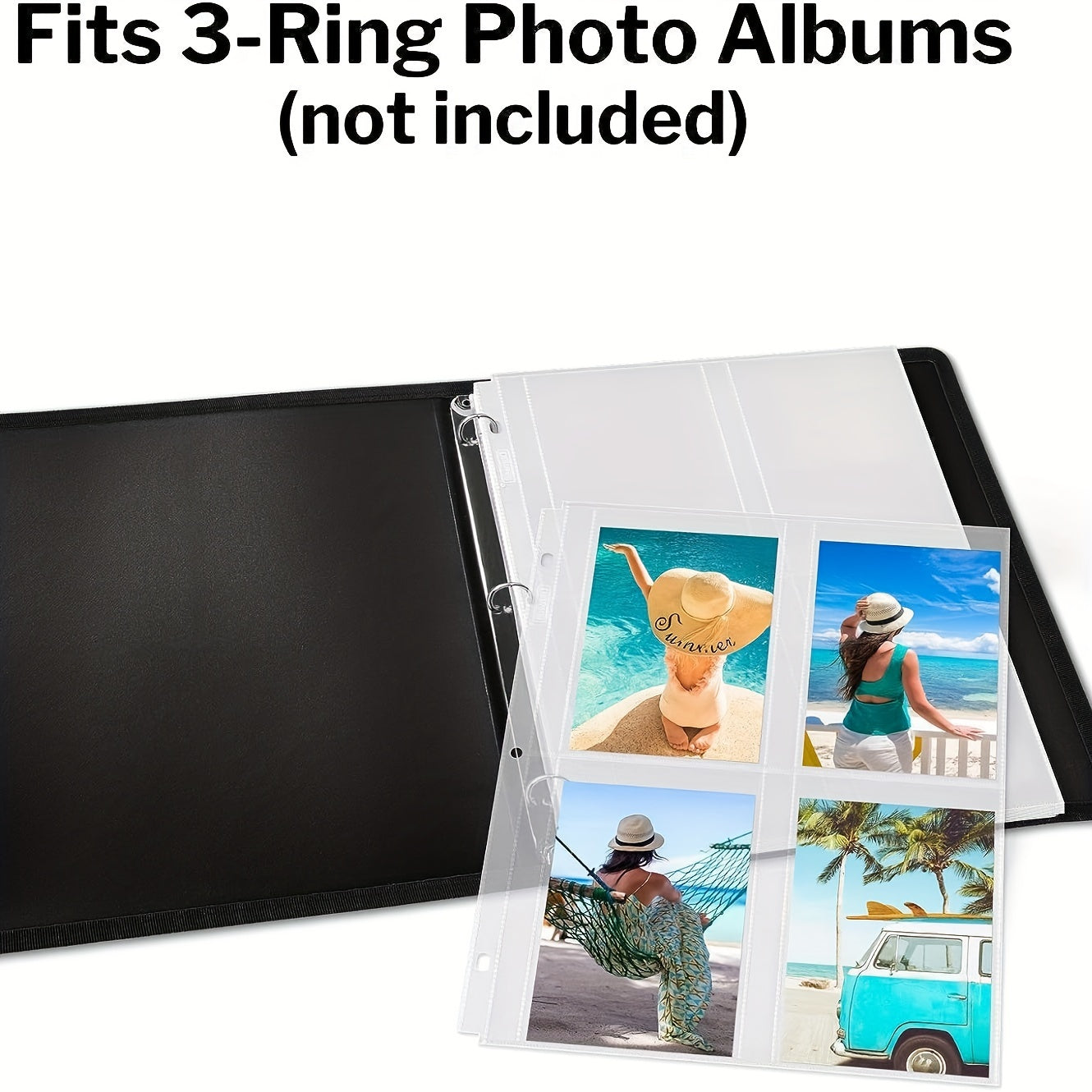 Card Book Album Loose Leaf Core - 180 Card Slot Replacement Name & Photo Storage