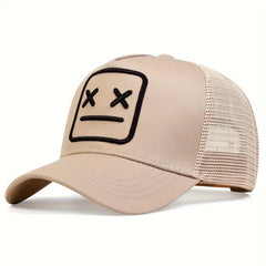 Men's Expression Embroidered Cap Baseball Cap Outdoor Sun Hat