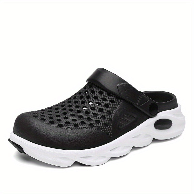 Men's Lightweight Comfy Blade Clogs Hollow Out Non Slip Garden Shoes Summer