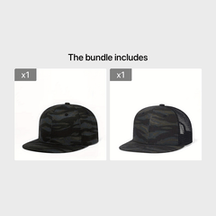 Men's Camo Baseball Cap Breathable Hip Hop Cap