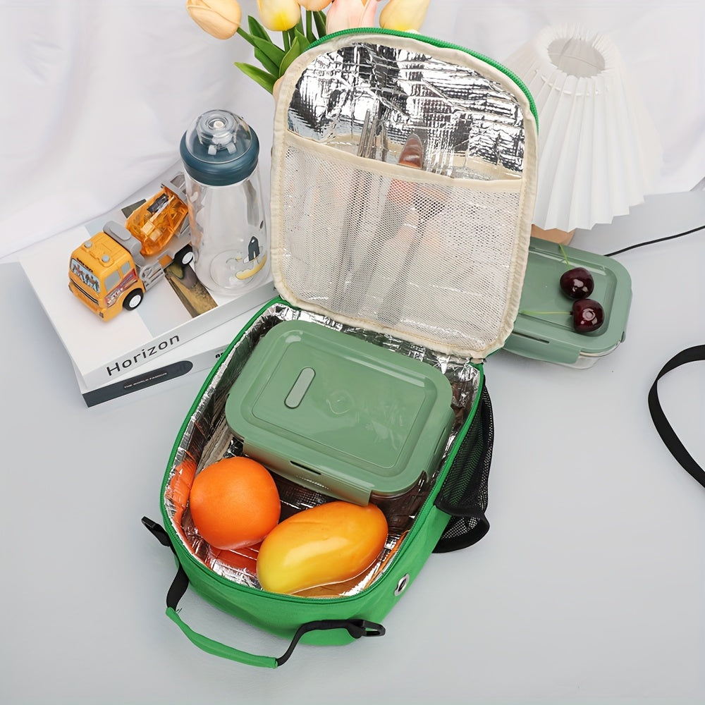 Cartoon Shark Lunch Bag Insulated Portable Bag for Picnic Camping