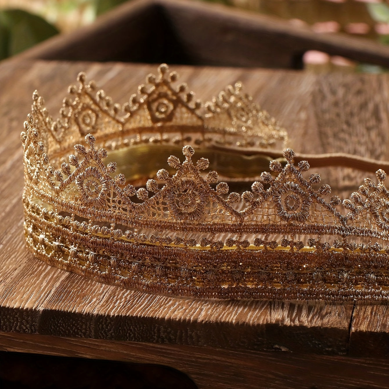 Newborn Lace Crown Headband Baby Photo Props