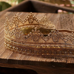 Newborn Lace Crown Headband Baby Photo Props