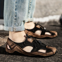 Men's Hollow Out Drawstring Sneakers