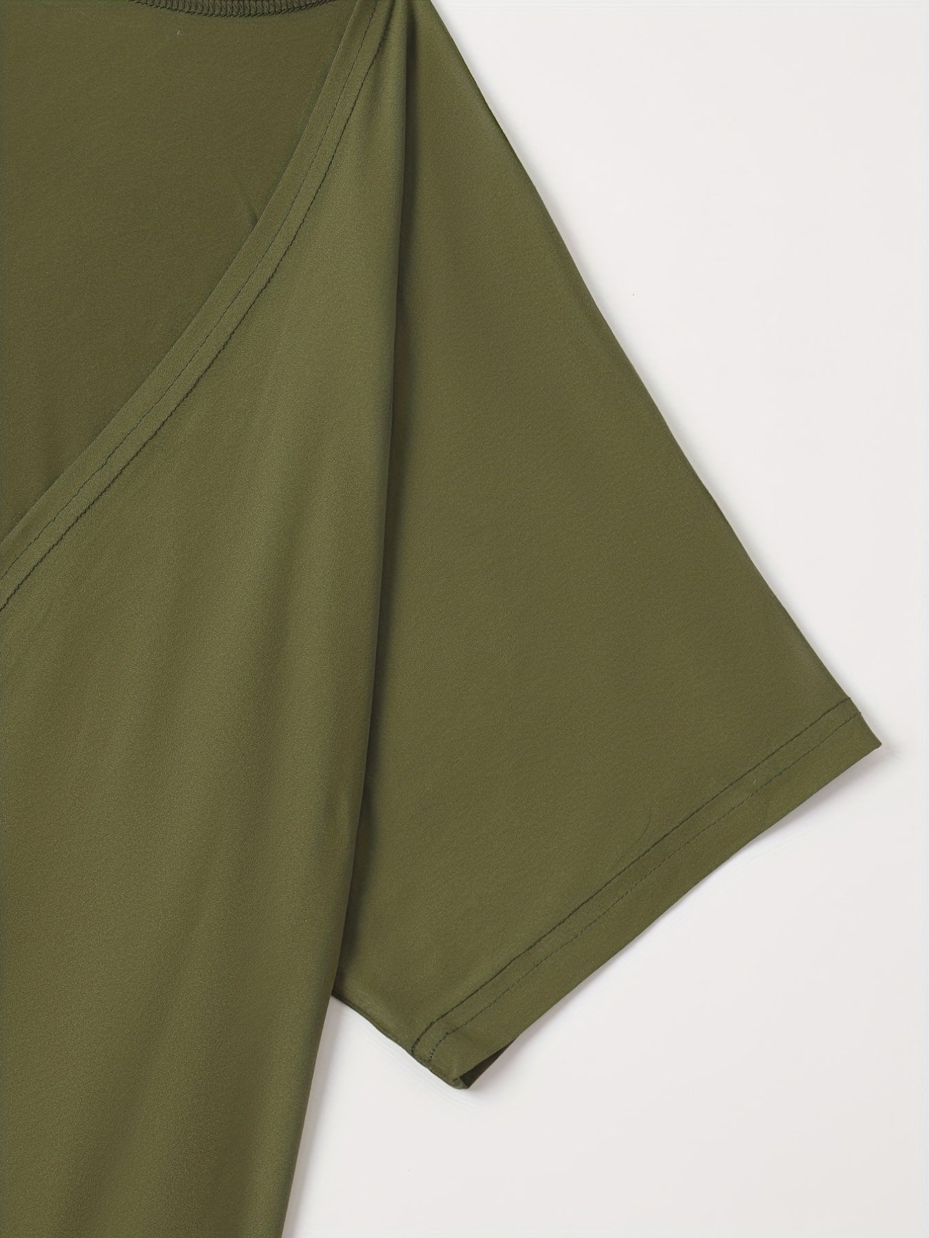Solid Half Sleeve Open Front Cardigan