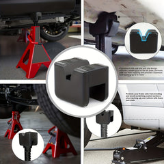 Rubber Jack Pads for Jack Stands Pinch Weld Slotted Frame