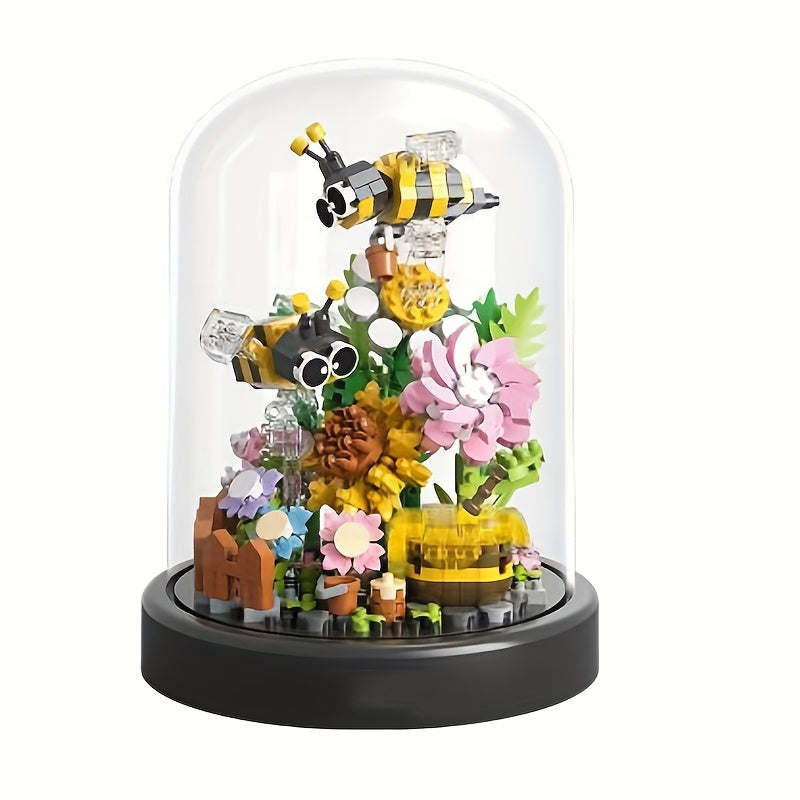 Animal Series Mini Bonsai Building Blocks Desktop Ornament Toy