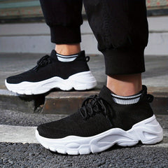 Men's Lightweight Knitted Breathable Casual Shoes for Travel Hiking