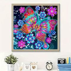 Colorful Butterfly Special Shape Diamond Painting Kit DIY 5D Art