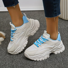 Platform Chunky Sneakers Height Increased Casual Dad Shoes