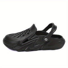 Men's Lightweight Comfy Clogs Hollow Out Non Slip Garden Shoes Summer