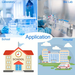 100pcs Microcentrifuge Tubes 0.2ml 0.5ml 1.5ml Snap Cap Test Tubes