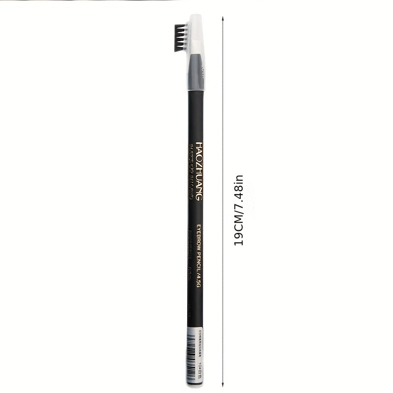 Waterproof Eyebrow Pencil with Tattoo Frame and Brush