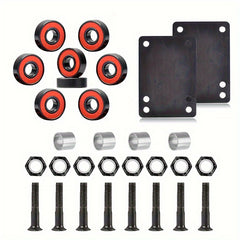 Skateboard Bracket Wheels Axles Combo 52mm 30mm with T-shaped Tool