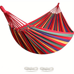 Portable Fabric Hammock with Carrying Bag - 450lb Capacity