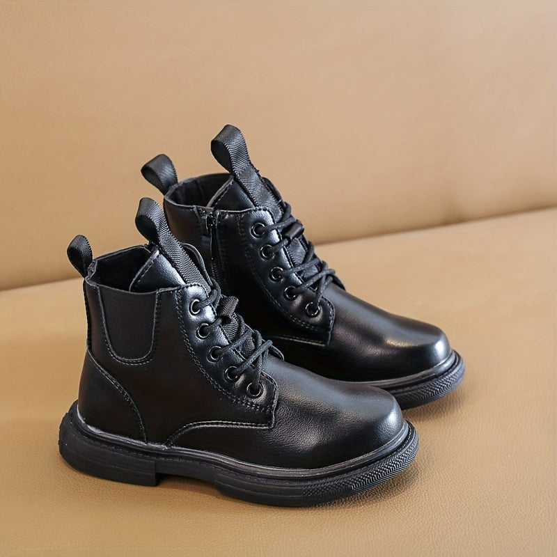Girls Kids Ankle Boots Comfortable Non Slip Zipper Indoor Outdoor Autumn Winter