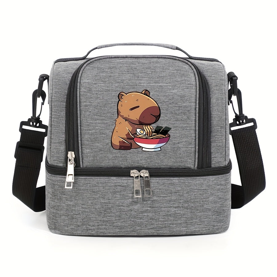 Capybara Noodle Lover Insulated Bento Bag