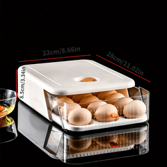Refrigerator Egg Fresh Keeping Storage Box Drawer Leak Proof Plastic