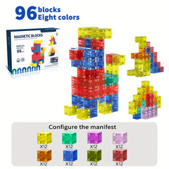 Magnetic Building Block Set for Kids 3+ Boys Girls DIY Creative Games