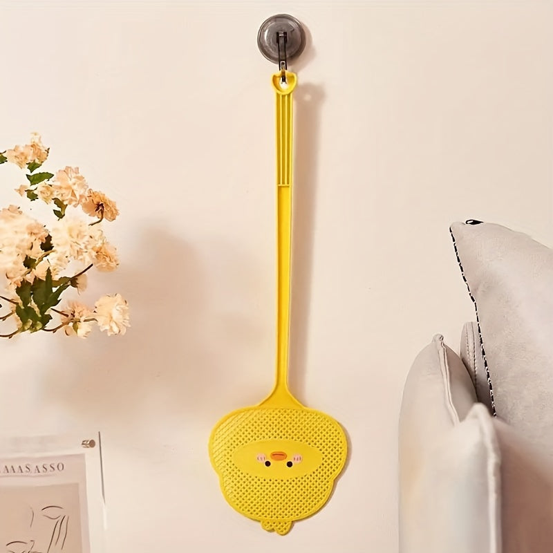 Cartoon Duck Mosquito Killer Swatter Long Handle Thickened Fly Swatter