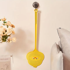 Cartoon Duck Mosquito Killer Swatter Long Handle Thickened Fly Swatter