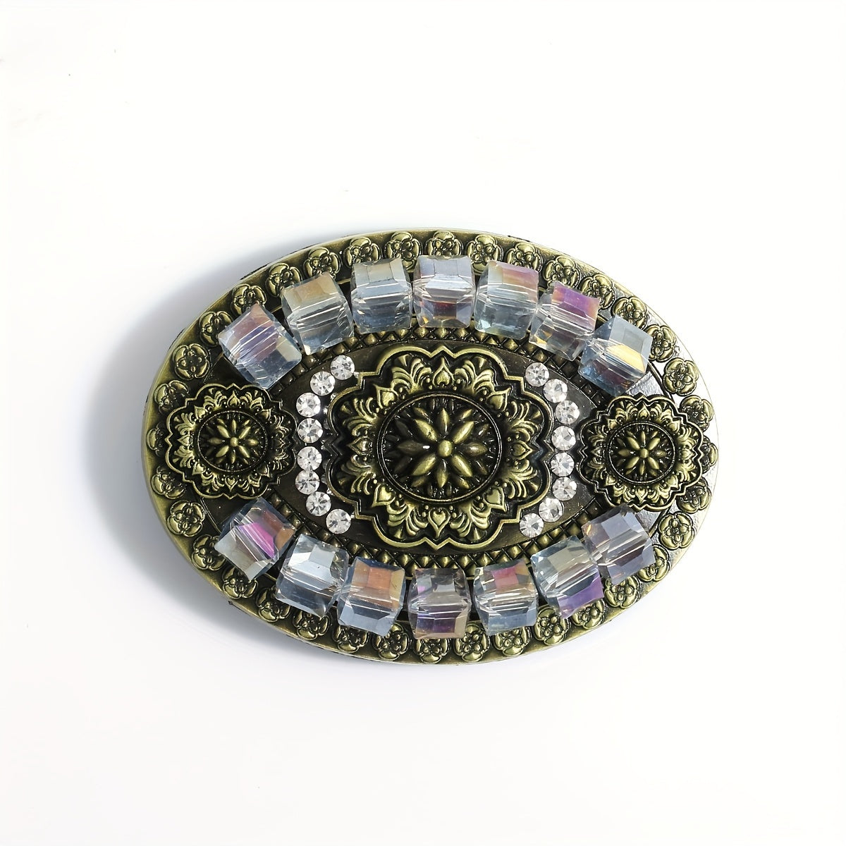 Western Cowboy Men's Retro Belt Buckle Head Large Plate Buckle